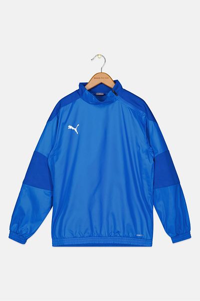 Puma Kids Boy Sportswear Fit Long Sleeve Jacket, Blue