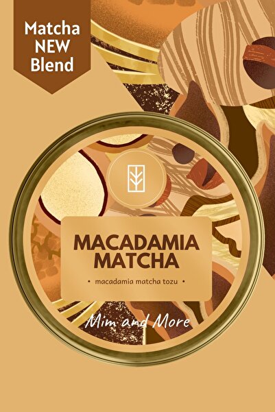 Mim and More Macadamia Matcha - Makademio Fındık Aromalı Matcha 25 gr