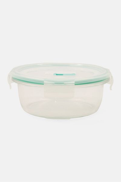 Masterchef Round Glass Dish With Lid, Turquoise