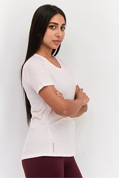 Puma Women Sportswear Fit Short Sleeve Training Top, Light Pink