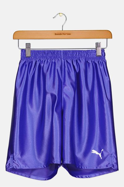 Puma Kids Boy Brand Logo Shorts, Purple