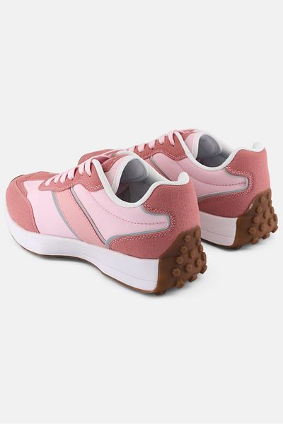 RBX Women Lace Up Running Sports Shoes, Light Pink