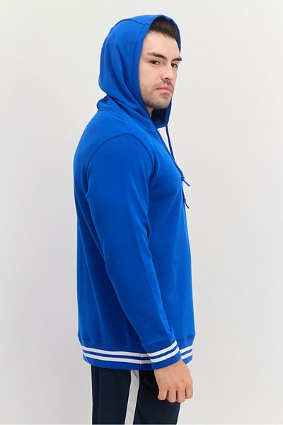 SKECHERS Men Sportswear Fit Long Sleeve Outdoor Sweatshirt, Blue