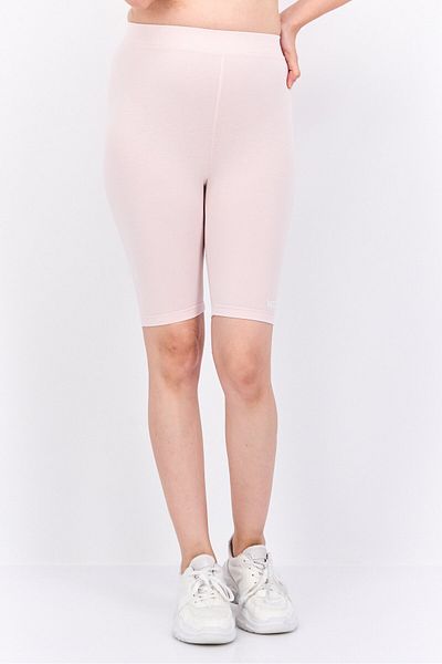 Vans Women Brand Logo Legging Shorts, Pink