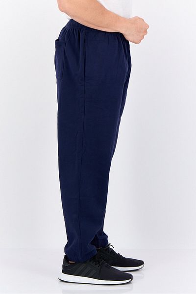 GAP Men Regular Fit Plain Jogger Pants, Navy Blue