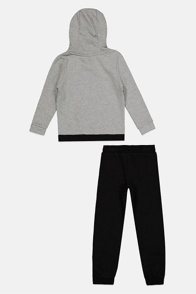 Nicce Toddlers Boy 2 Pcs Brand Logo Hoodies And Jogger Pants, Black