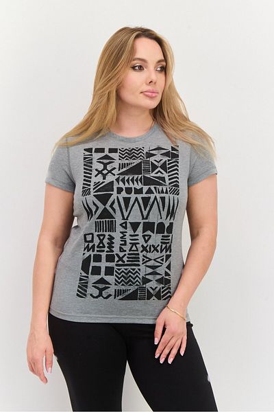 Puma Women Sportswear Fit Short Sleeve Graphic Top, Grey