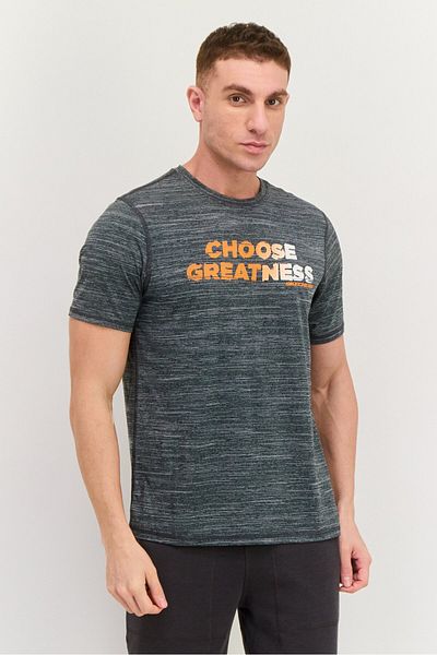 SKECHERS Men Sportswear Fit Short Sleeve Outdoor T-shirt, Grey