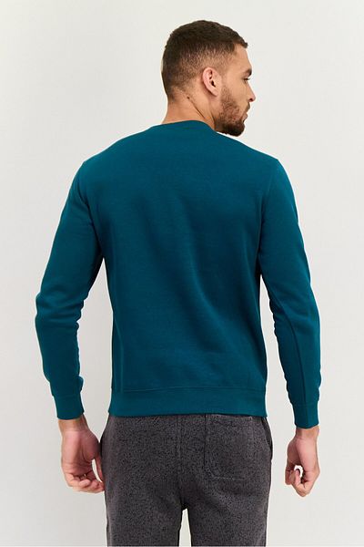 Champion Men Sportswear Fit Long Sleeves Outdoor Sweatshirt, Teal Green