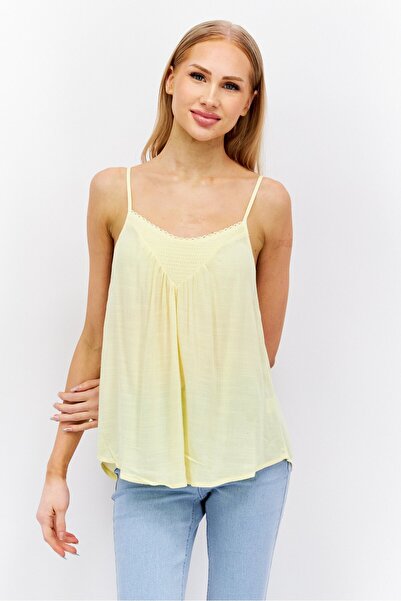 Gentle Fawn بلوزة نسائية بدون أكمام بفتحة رقبة دائرية، من Sunlight