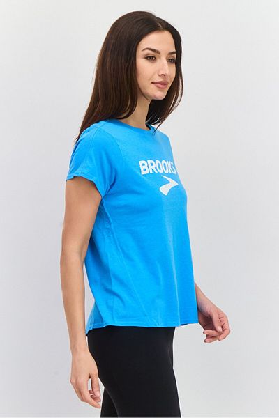 Brooks Women Sportswear Fit Short Sleeve Training T-Shirts, Blue