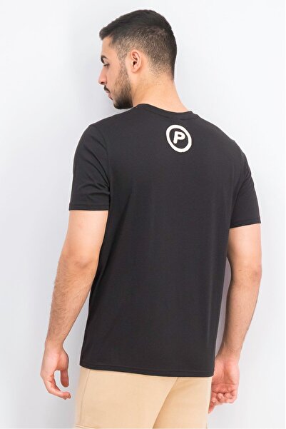 Puma Men Basketball Short Sleeve Tee, Black