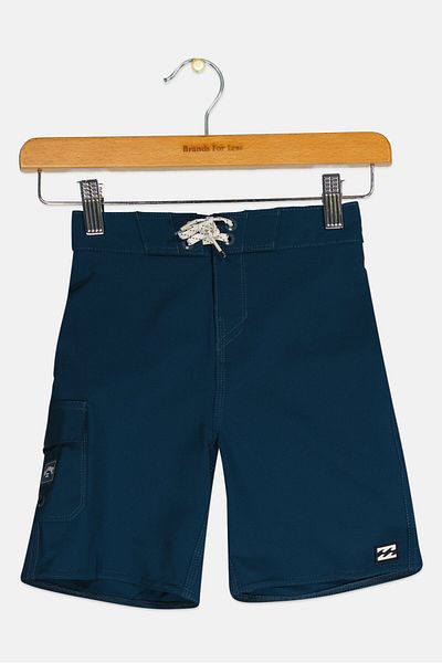 BİLLABONG Toddlers Boy Brand Logo Board Short, Teal Blue