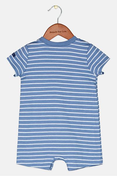 Nautica Toddlers Boy Brand Logo Short Sleeve Bodysuit, Lavender