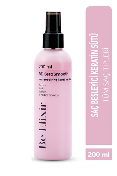Be Beauty Essence BeElixir KeraSmooth – Keratin Sütü İçerikli Durulanmayan Saç Bakım Spreyi 200 ml