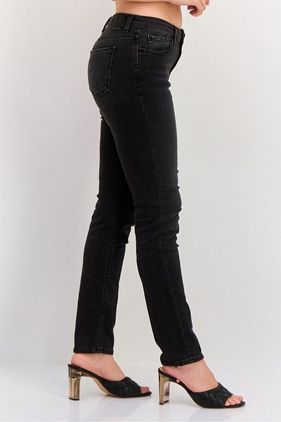 Esprit Women Slim Fit Washed Stretchable Jeans, Grey