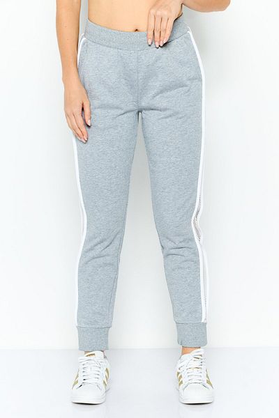 SKECHERS Women Sportswear Fit Training Sweat Pants, Grey