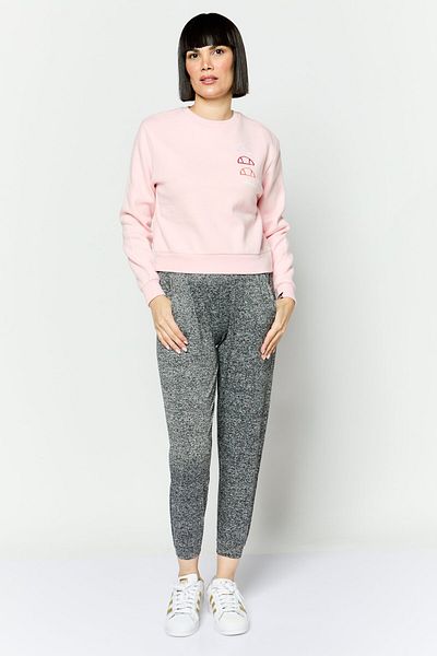 Ellesse Women Sportswear Fit Long Sleeves Outdoor Sweatshirt, Pink