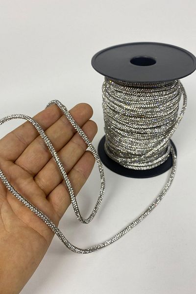 Hayalperest boncuk Full Close Stoned Pipe Strip Cord