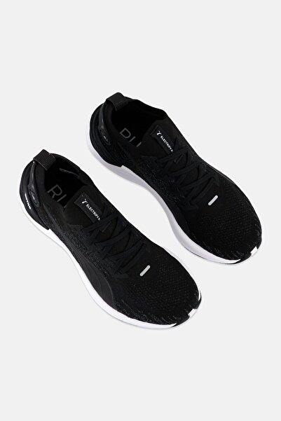 Puma Women Electrify Nitro Lace Up Running Shoes, Black