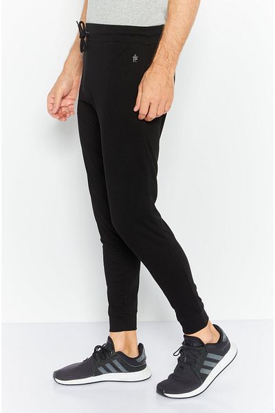 French Connection Men 2 Pack Regular Fit Solid Jogger Pant, Black