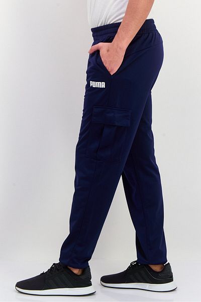Puma Men Sportswear Fit Drawstring Training Pants, Navy