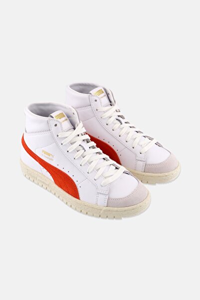 Puma حذاء خارجي برباط للأولاد من رالف سامبسون 70 ميد أوج، أبيض