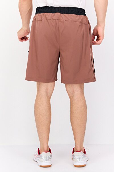 Legend Men Sportswear Fit 7 Inseam Drawstring Training Shorts, Brown