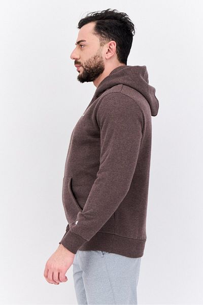 Champion Men Sportswear Fit Long Sleeves Running Sweatshirt, Brown