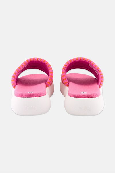 Toms Women Alpargata Mallow Slip On Slides, Pink