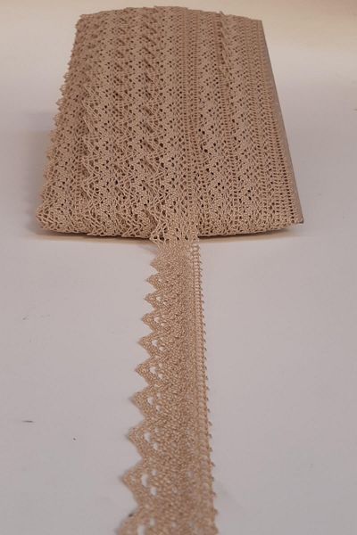 Hayalperest boncuk Δαντέλα Kopanaki Koton 2,5cm Μπεζ