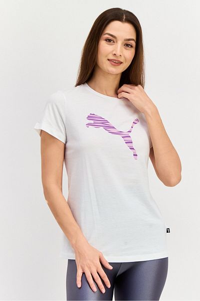 Puma ESS+ LOGO LAB Tee PUMA أبيض