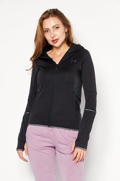 Under Armour Women Sportswear Fit Long Sleeve Training Hoodies, Black