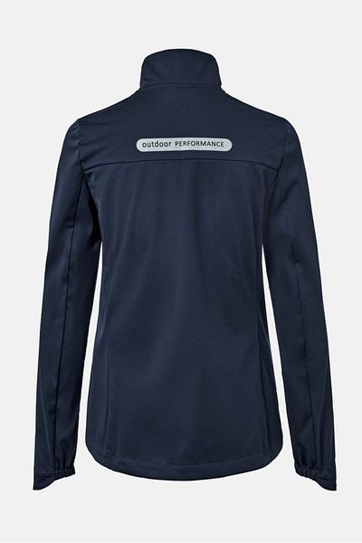 Tchibo Women Regular Fit Long Sleeve Running Jacket, Navy Blue
