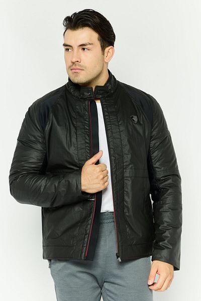 Scuderia Ferrari Men Sportswear Fit Long Sleeve Outdoor Jacket, Black