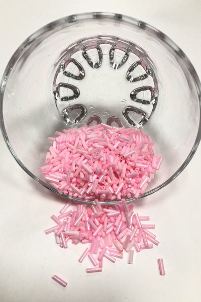 Hayalperest boncuk Pink Pipe Beads 5 Mm