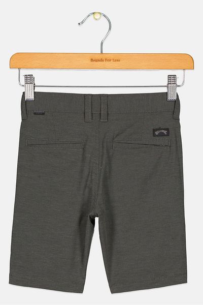 BİLLABONG Kids Boy Sportswear Fit Walking Short, Dark Grey