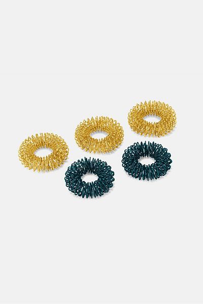 Tchibo 5 Pcs Finger Massage Rings