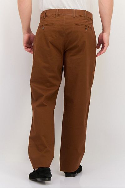 GAP Men Straight Fit Solid Chino Pants, Brown