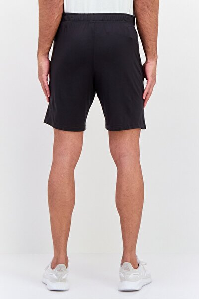 Layer 8 Men Sportswear Fit Plain Training Shorts, Black