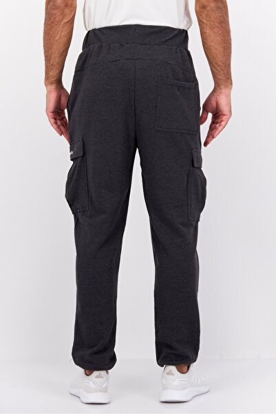 BENCH Men Sportswear Fit Brand Logo Outdoors Sweatpants, Black