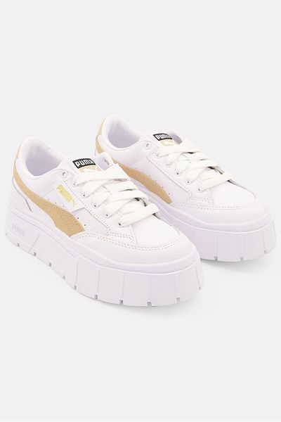 Puma Women Mayze Stack Lace Up Outdoor Shoes, White
