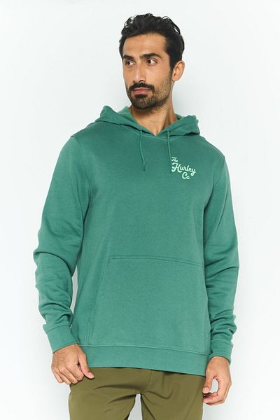 Hurley Men Sportswear Fit Long Sleeve Outdoor Hoodie, Green