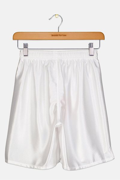 Puma Kids Girls Sportswear Fit Brand Logo Training Shorts, White