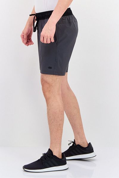 Legend Men Sportswear Fit 7 Inseam Drawstring Training Shorts, Grey