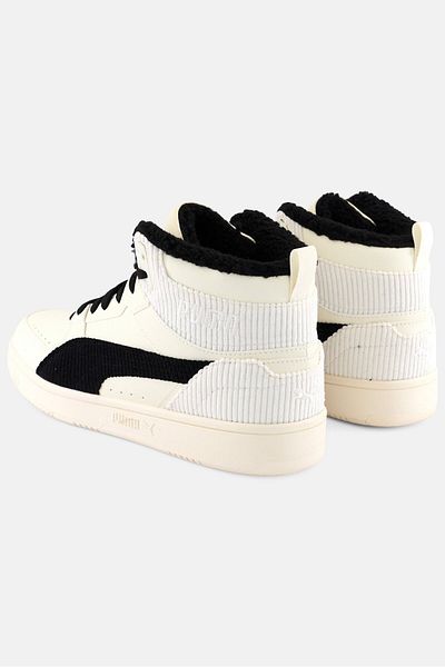 Puma Men Rebound Joy Fur Cord Shoes, White