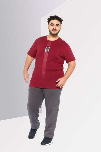 Scuderia Ferrari Men Sportswear Fit Short Sleeves Outdoor T-shirt, Maroon
