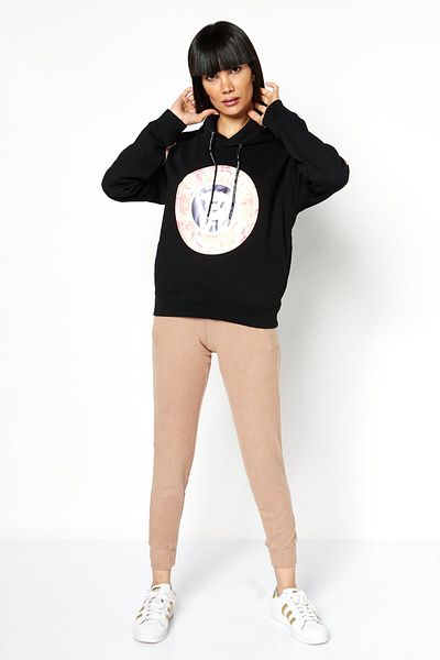 Aape By A Bathing Ape Women Sportswear Fit Outdoor Hooded Sweatshirt, Black