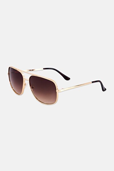 Guess Жіночі сонцезахисні окуляри GF0207 Aviator, коричневі