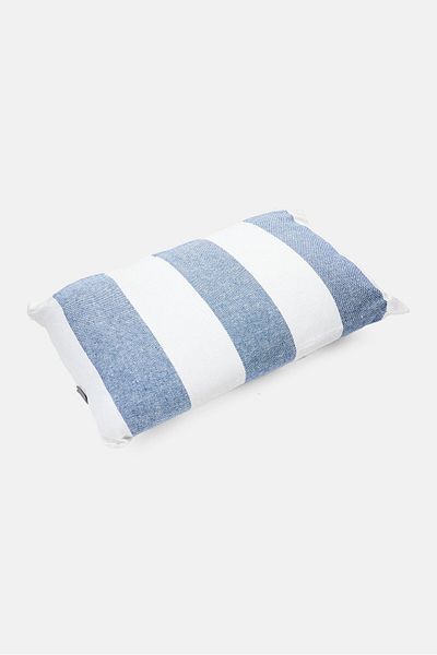Muy Mucho Stripe Cushion 20 X 30 Cm, White